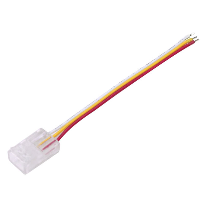 Strip to Wire 3 Pin LED Strip Connector For 10mm SMD LED Strip Strip to Wire 3 Pin LED Strip Connector For 10mm SMD LED Strip